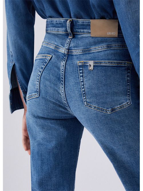 Jeans straight a vita alta LIU JO | UA6184D0314/78993